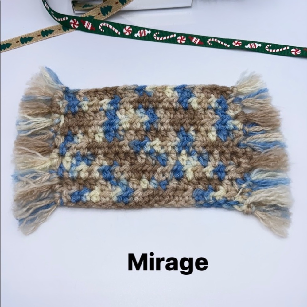 Hand-Knitted cozybeanz Beverage Coasters